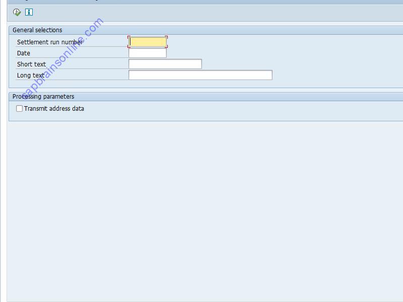 WPCW SAP Tcode For Repeat Settlement Run